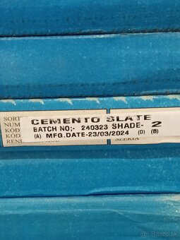 Predám dlažbu cemento slate 60x60 lesklá. - 3