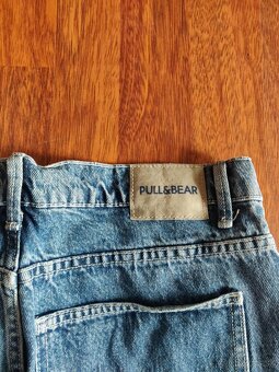 Pull&Bear straight jeans – dámské džíny s vysokým pasem, vel - 3