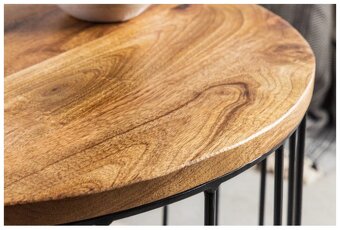 Konferenčný stolík Factory Loft 56 cm prírodná man - 3