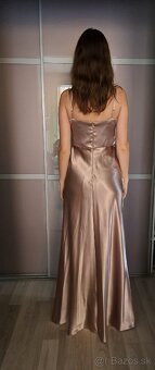 Zlaté šaty na stužkovú - 3