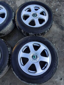 Predam letnú sadu originál Skoda elektronov 5x100 r15 6J - 3
