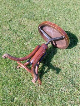 Starožitna otočna stolička THONET - 3