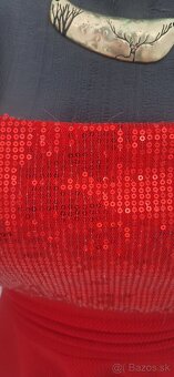 Červené spoločenské šaty - 3