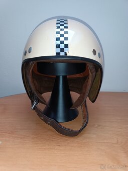 Stará přilba, helma - bílá - 3