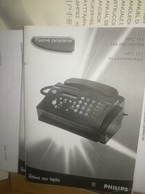 Fax s telefónom Philips HFC 141 nové - 3