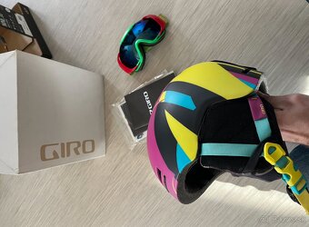 Predám lyžiarsku prilbu GIRO + okuliare zadarmo - 3