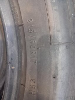 Pneumatiky letné 2ks - BF Goodrich 215/60/R17 - 3