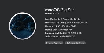 Apple iMac 27'', mid 2015 + myš a klávesnica - 3