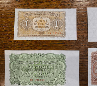 ☀️ BANKOVKY z obdobia ČESKOSLOVENSKA rok 1953, UNC sada☀️ - 3