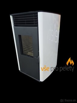 Teplovzdušné kamna na pelety 6 kW, nové, samozápal,aplikácia - 3