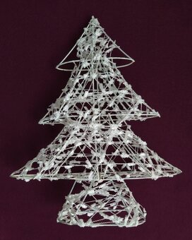 Set vianočných dekorácií - biele - 3