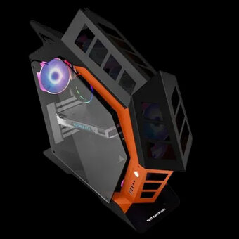 DarkFlash Knight + Corsair 860W + NZXT fans - 3