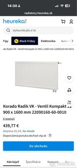 Radiátor Korado VK 22 900 x 1600 - 3