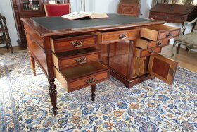 Starožitný neoklasicistní francouzský psací stůl Ludvík XVI - 3