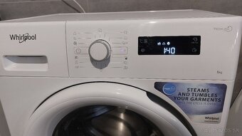 Predám práčku Whirlphool FSCR 6kg Dovoz po Orave v cene - 3