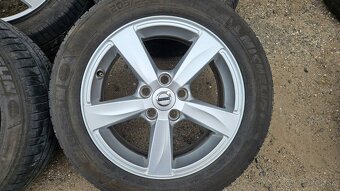 Alu kola Volvo 5x108 16" + Michelin pneu – 80 % - 3