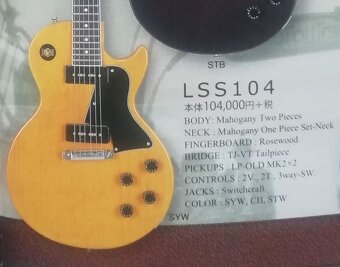 Tokai Love Rock LSS 104 SYW Made in Japan - 3