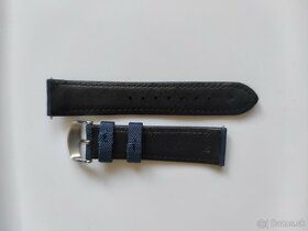 modry nylonovy remienok na hodinky 20mm - 3