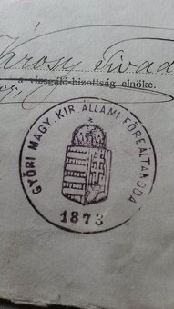 Staré vysvedčenia a voj.listiny Rak-Uhorská monarchia - 3