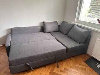 Rohová rozkladacia pohovka s úl.priestorom IKEA - 3