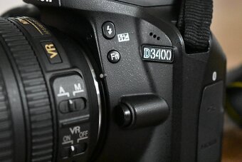 Nikon d3400 s bluetooth - VR objektiv 18-105 AF 1 tis. cvak. - 3
