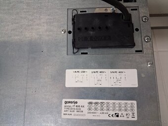 Indukčná varná doska - Gorenje it 600 ax - 3