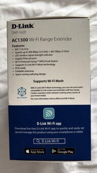 Wi-Fi extender D-Link DAP-1620 biely - 3