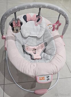 Detská hojdacia sieť Bright Starts - Minnie Mouse-ružová - 3