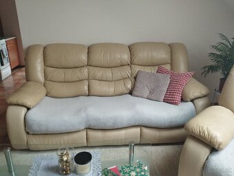 Kožená sedacia súprava - 3