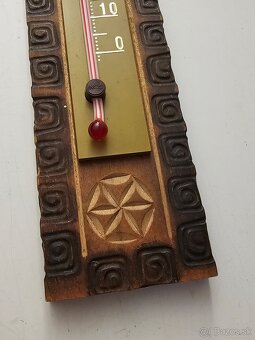 Teplomet Ortutovy ..Retro vintage  material drevo - 3