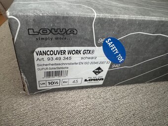 Taktická obuv Lowa goretex - nepoužité - 3