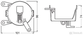 Adaptér OSRAM LEDRIVING FOG LEDFOG PL/F1 103/201 VW - 3