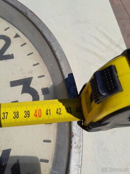 HODINY 60V OBOJSTRANNE PRIEMER 44cm, ZAVESNE NA STROP - 3