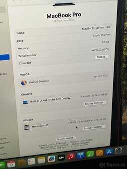 MacBook Pro 14" M4 Pro 12C CPU 16C GPU 48GB RAM 512GB - 3