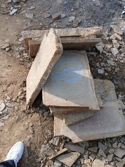 Štiepenie kameň pieskovec - 3