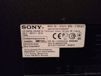 Televizor Sony KDL 37BX420 - 3