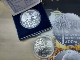 slovenské strieborné mince, pamätný list, leták - 3