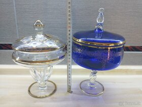 sklenená misa, žardiniéra, váza, kamenná váza - 3