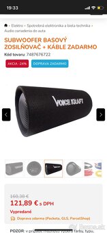 Subwoofer Voicekraft - 3