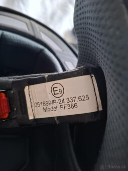 Výklopná prilba LS2 FF386 + rukavice + pás + kukla - 3
