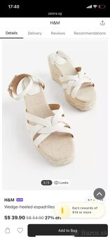 Sandále na platforme zn. H&M - 3
