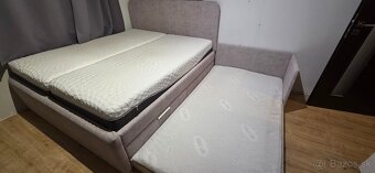 Manželská posteľ Ikea s prísteľkou - 3