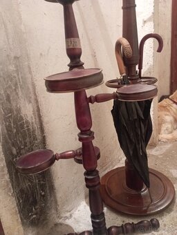 Starožitný vešiak drevo - 3