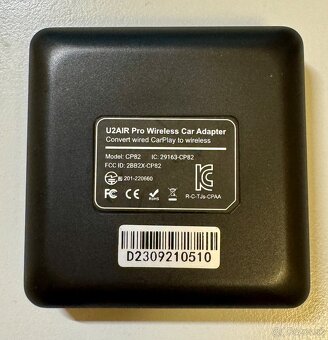 Predám U2AIR Pro wireless CarPlay Adapter - 3