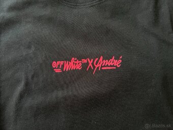 Tričko OffWhite x André čierne M - 3