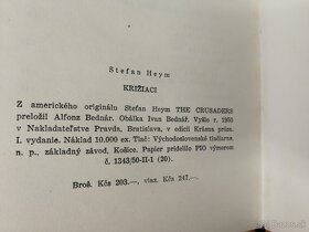 Stefan Heym - Križiaci (1950) - I. vydanie - 3