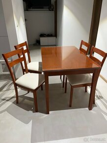 Jedálenský stôl a4 stolicky - 3