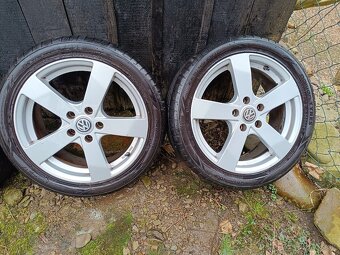 Elektróny 5x112 R17 + letná sada Nokian 225/45 - 3