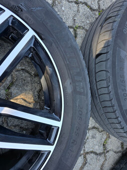 Hliníkové disky R17 + letné pneu Michelin - 3