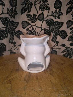 Biela aromalampa žaba - 3